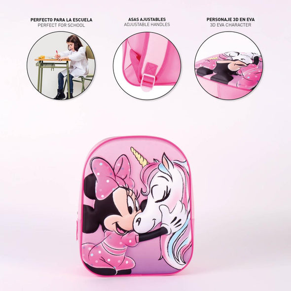 Disney Sac à dos enfant 3D Minnie - 3 à 6 ans