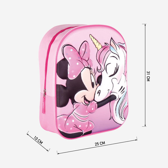 Disney Sac à dos enfant 3D Minnie - 3 à 6 ans