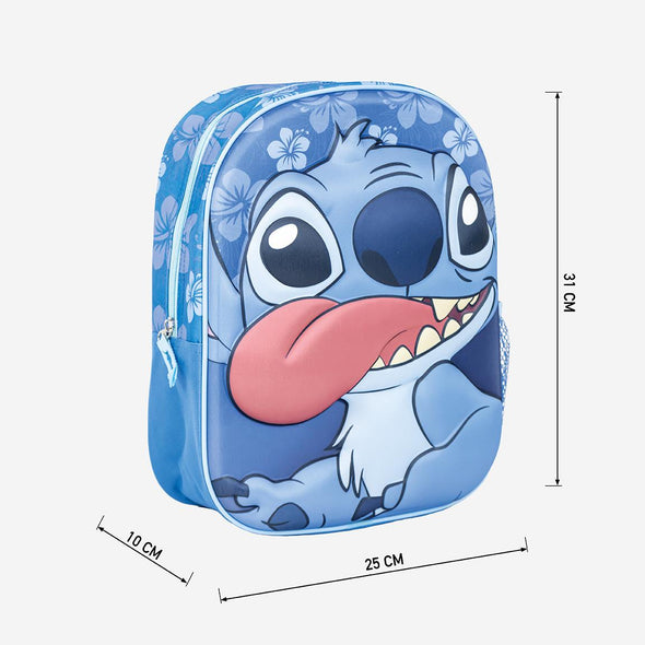 Disney Sac à dos enfant 3D Stitch - 3 à 6 ans