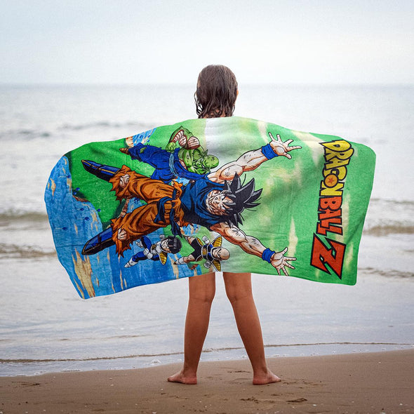 Serviette de plage coton premium Dragon Ball Z