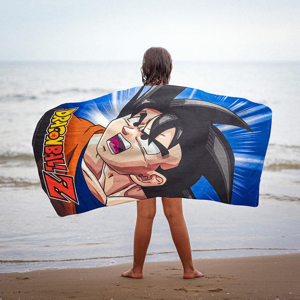 Serviette de plage polyester dragon ball sango ku