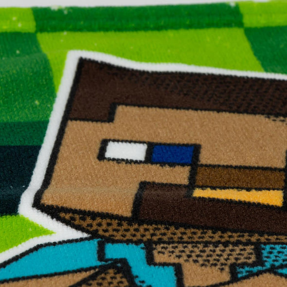 Serviette de plage polyester Minecraft