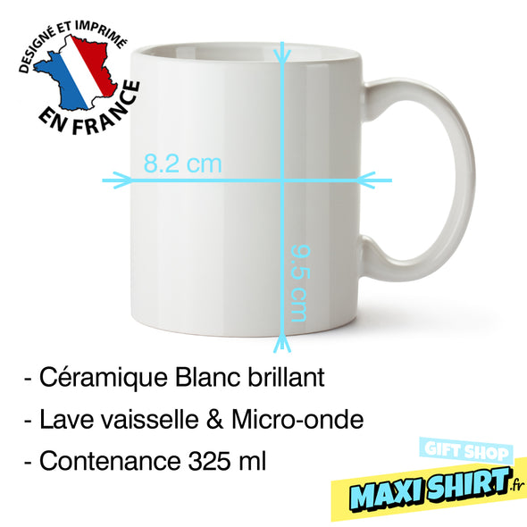 Mug Game Geek Boy | en céramique Blanc Brillant | imprimé des 2 côtés | idée cadeau tasse fan jeu vidéo