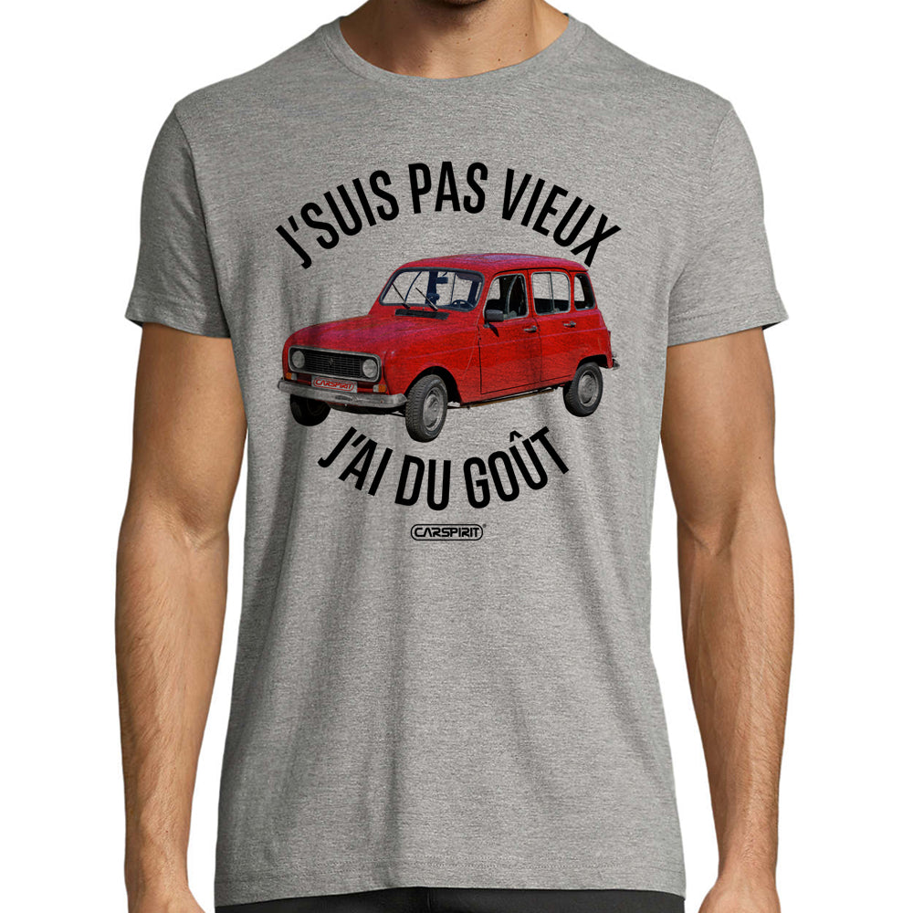 CARSPIRIT T-Shirt Homme Voiture 4L, Gris chiné, Coupe Moderne, qualité  Française,100% Coton (S) : : Auto et Moto