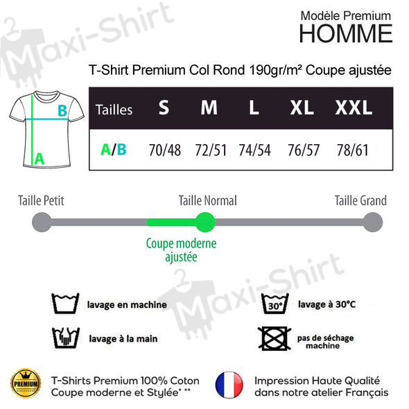 T-Shirt Noir I Rhum Man ( Taille M, 5XL )  100% coton - Outlet